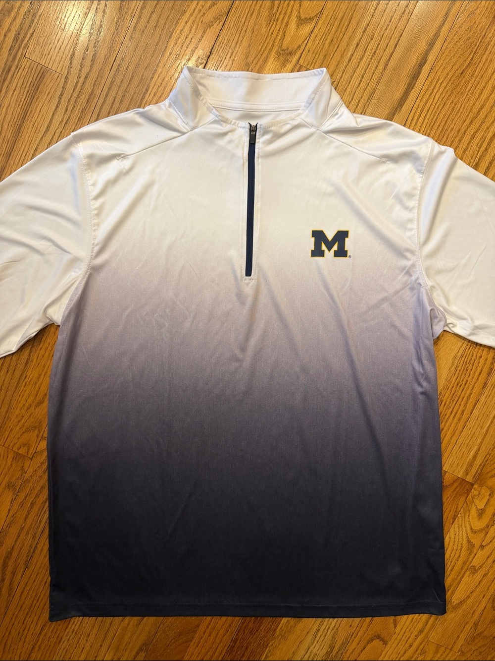 Michigan Wolverines Men's XL Quarter Zip Pullover